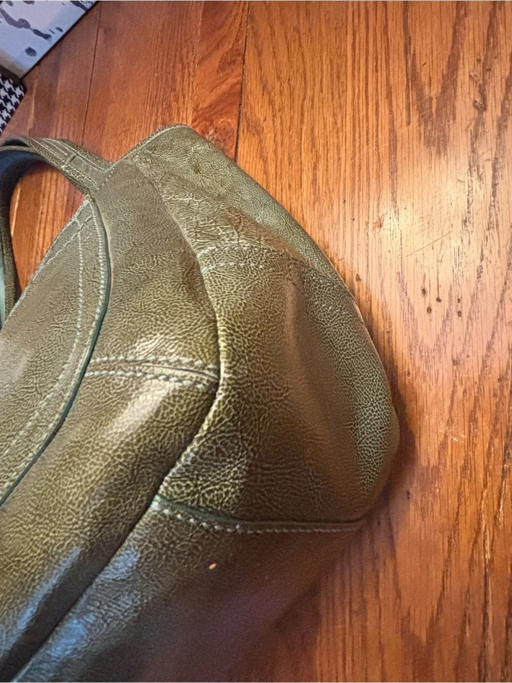 Coach Legacy Ergo Patent Leather Tote 11012 Metallic Green 65th Anniversary